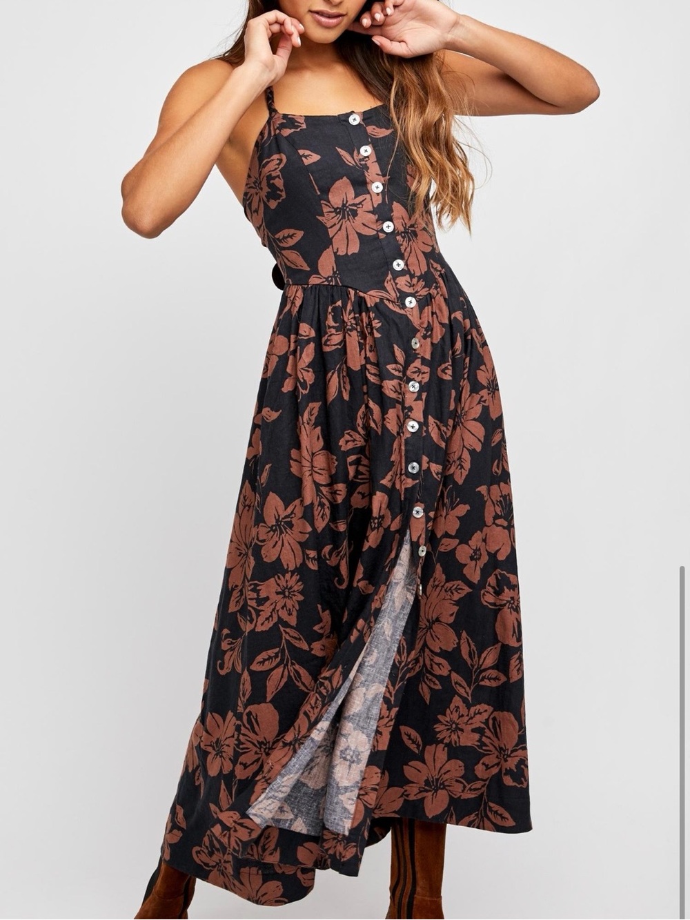 Free People The Perfect Sundress Maxi Dress Size Large